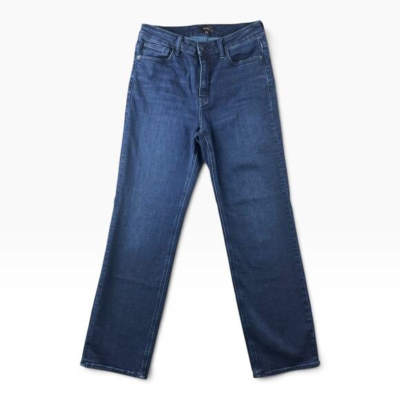 Quince Denim - Quince Bella Stretch Straight Jeans 29 Deep Sea Blue Denim Organic Cotton